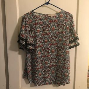 Loft size large short sleeve top